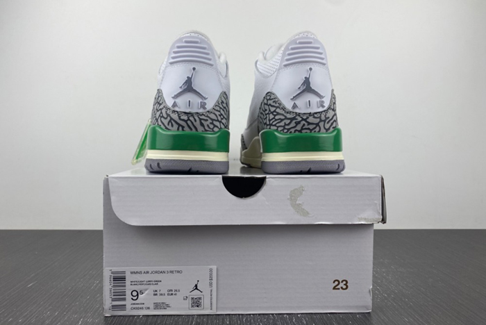 Air Jordan 3 WMNS “Lucky Green”  CK9246-136