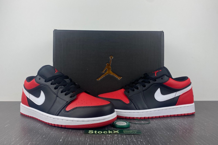 Air Jordan 1 Low “Alternate Bred Toe” 553558-066