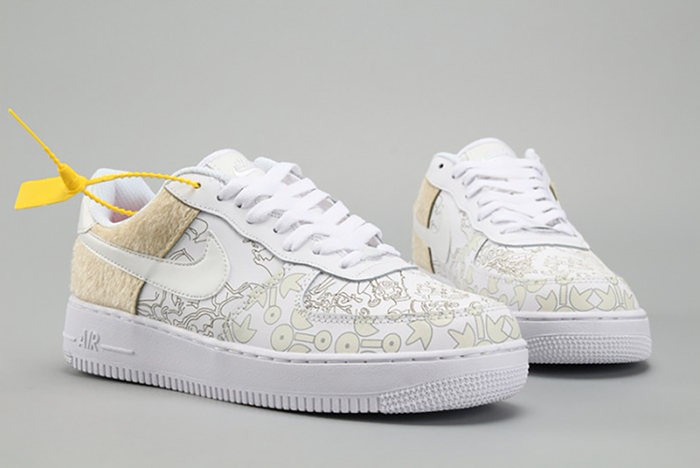 NIKE AIR FORCE 1’07 LV8 SUEDE WHITE A09281-100