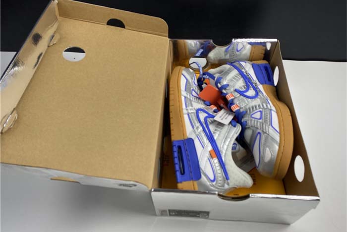 OFF-WHITE x Nike Air Rubber Dunk “University Blue” CU6015-700