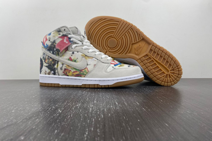 Supreme x Nike SB Dunk High “Rammellzee”SUP FD8779-100