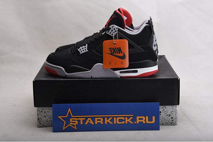 Jordan 4 Bred/ Black Cement (2019) - 308497-060