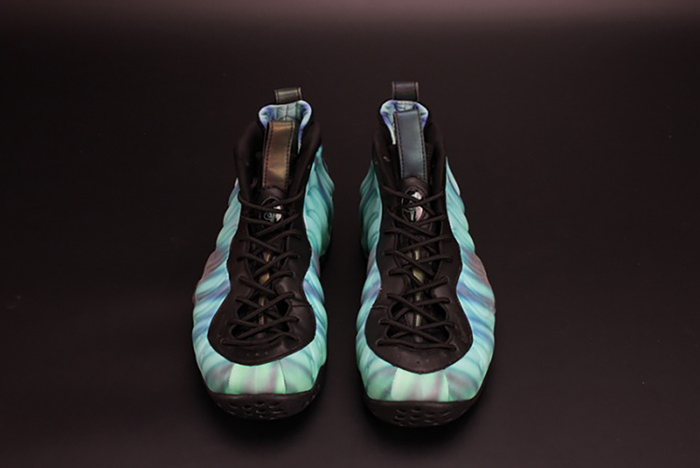 Nike Air Foamposite One "Northern Lights" Black/Green mens 840559-001