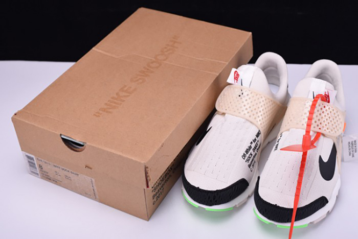 NIKE THE 10: OFF-WHITE X NIKE LA NIKE SOCK DART AA8696-101