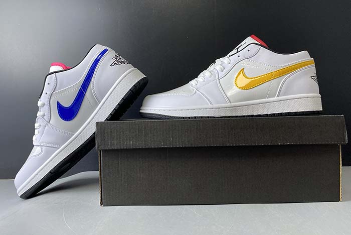 Nike Air Jordan 1 Low "White Multi-Color" CW7009-100