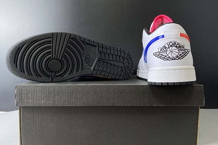 Nike Air Jordan 1 Low "White Multi-Color" CW7009-100