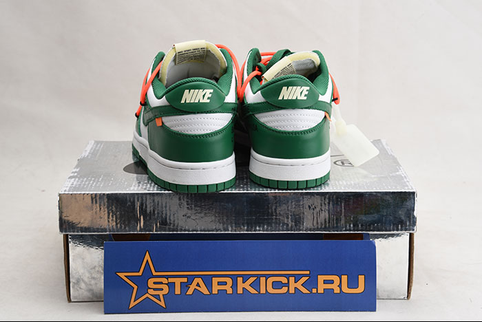 OFF-WHITE NIKE DUNK LOW PINE GREEN CT0856-100