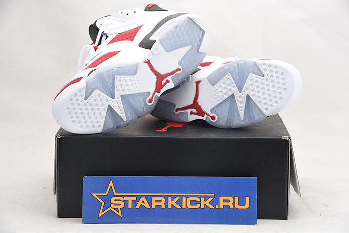 Air Jordan 6 VI Retro Carmine White Carmine Black 384664 160
