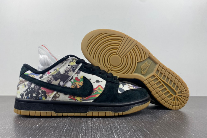 Dunk SB Supreme × Nike Dunk Low “Rammellzee”  FD8778-001