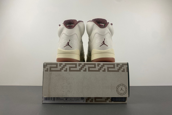 Air Jordan 5 "El Grito" Sail and Dark Pony HF8833-100