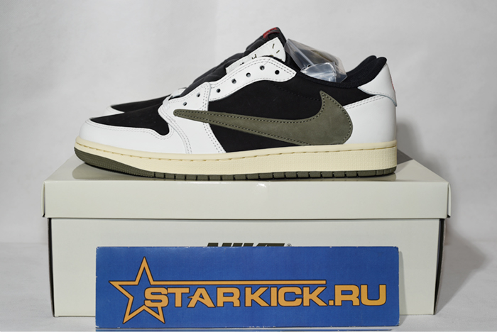 Travis Scott x Air Jordan 1 Low OG Olive DZ4137-106