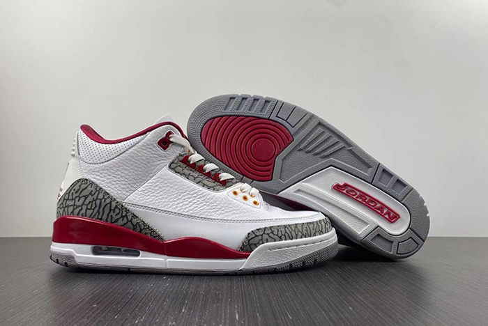 Air Jordan 3 “Cardinal Red”  CT8532-126