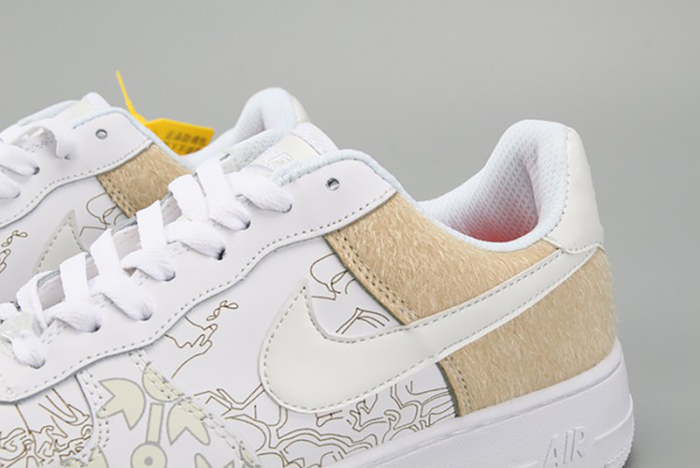 NIKE AIR FORCE 1’07 LV8 SUEDE WHITE A09281-100