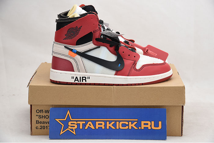 Off-White Air Jordan 1 Retro Chicago The Ten AA3834-101