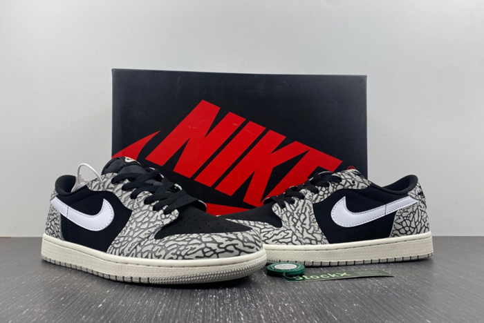 Air Jordan 1 Low “Elephant Print”  CZ0790-001