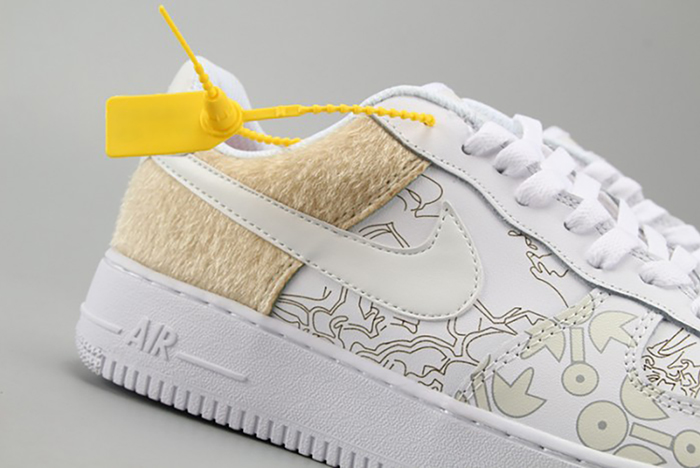 NIKE AIR FORCE 1’07 LV8 SUEDE WHITE A09281-100