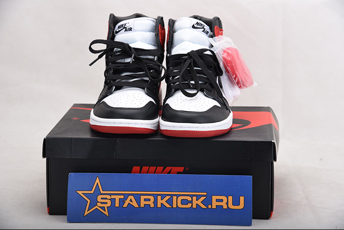 JORDAN 1 RETRO HIGH SATIN BLACK TOE - CD0461-016