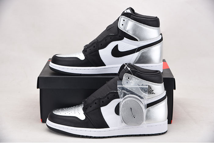Air Jordan 1 High OG Silver Toe CD0461 001