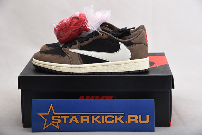 TRAVIS SCOTT AIR JORDAN 1 LOW DARK MOCHA CQ4277-001