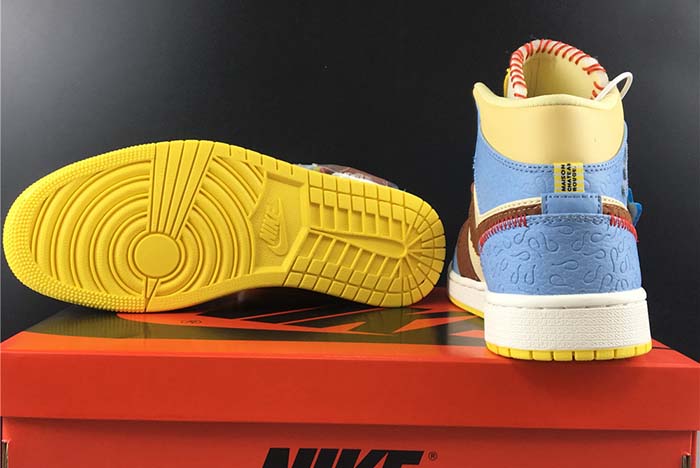 SL Air Jordan 1 High Mid FearlessAJ1 MID CU2803-200