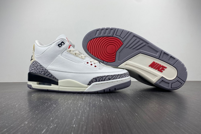 Air Jordan 3 White Cement Reimagined Shoes 2023  DN3707-100