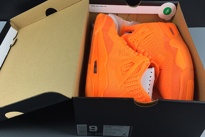 JORDAN 4 RETRO FLYKNIT ORANGE TOTAL - AQ3559-800