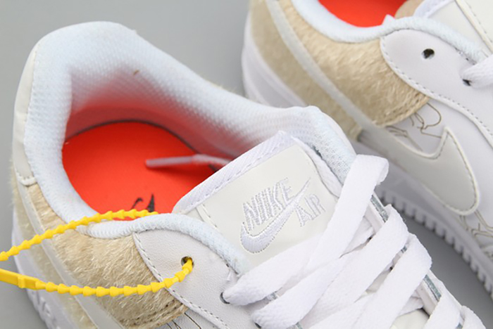 NIKE AIR FORCE 1’07 LV8 SUEDE WHITE A09281-100