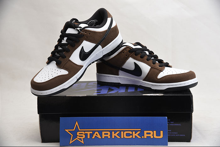 Nike SB Dunk Low White Black Trail End Brown 304292 102 Review