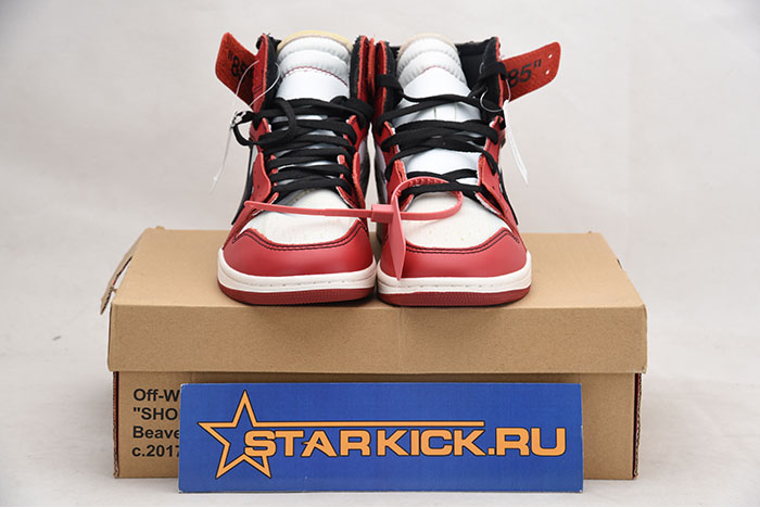 Off-White Air Jordan 1 Retro Chicago The Ten AA3834-101