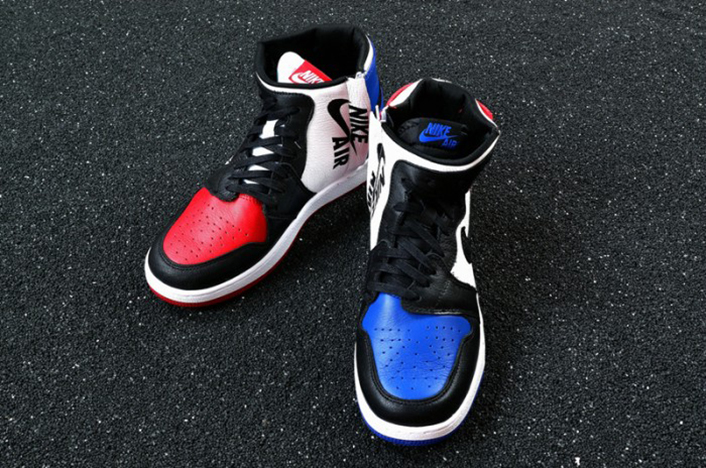 Air Jordan 1 Rebel ‘Top 3‘ White/Black-Varsity Red-Varsity Royal AT4151-001