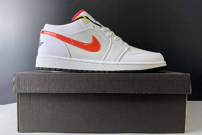 Nike Air Jordan 1 Low "White Multi-Color" CW7009-100