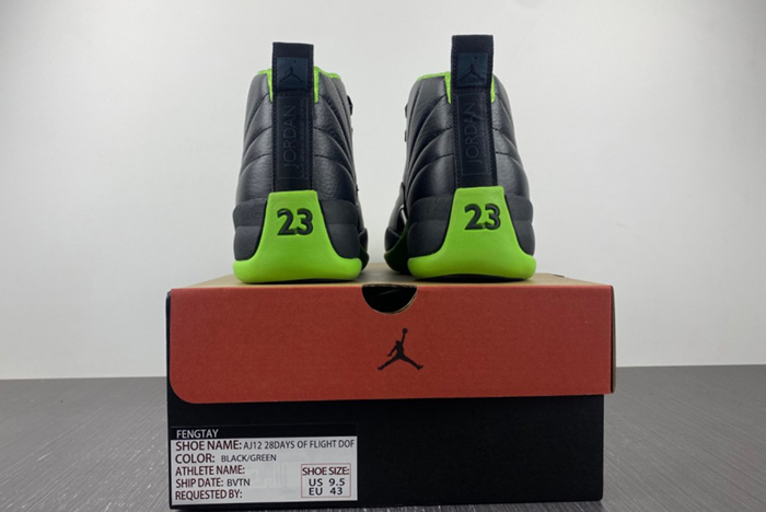 Air Jordan 12 BLACK/GREEN
