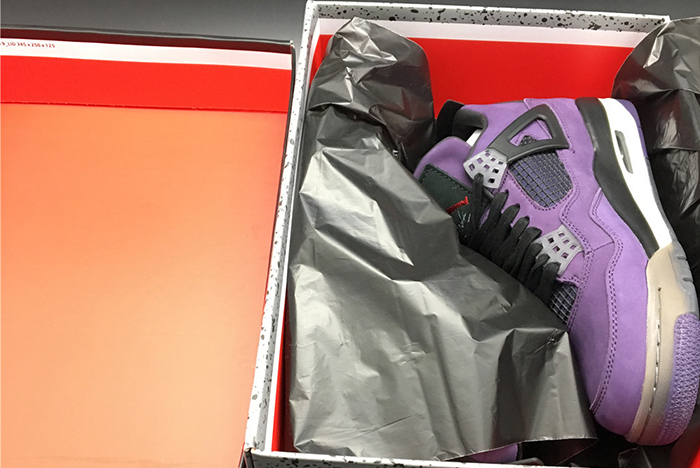 AIR JORDAN 4 RETRO PURPLE DYNASTY/VAR RED-BLACK