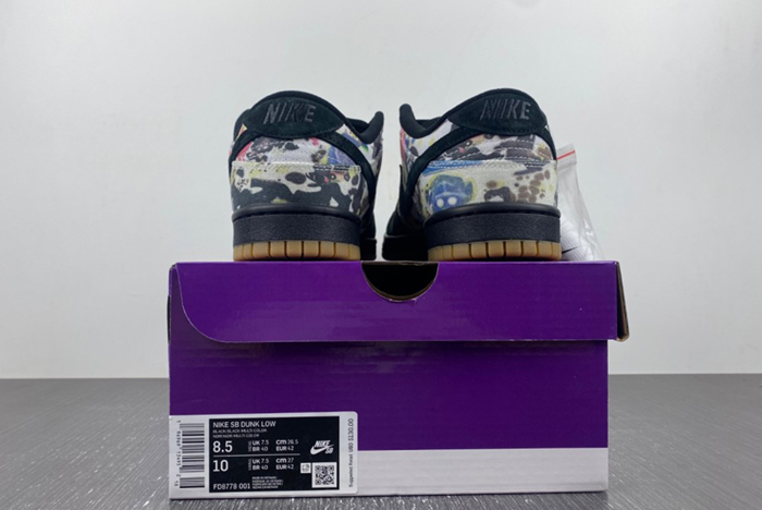 Dunk SB Supreme × Nike Dunk Low “Rammellzee”  FD8778-001