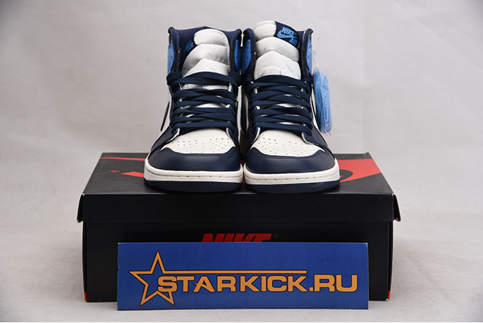 AIR JORDAN 1 OBSIDIAN UNIVERSITY BLUE 555088-140