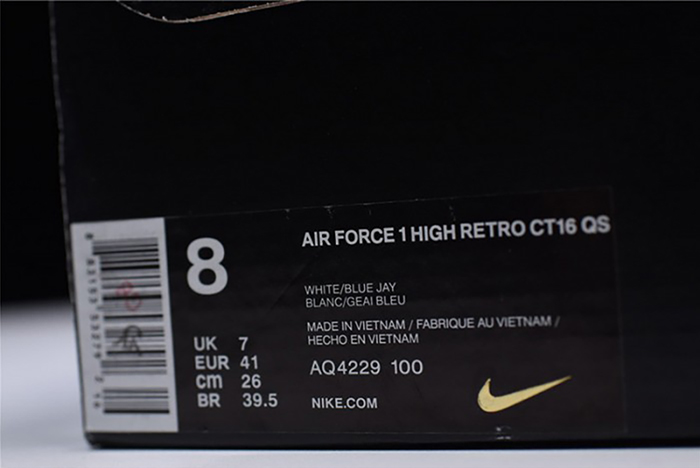 Nike Air Force 1 High Sheed Rude Awakening  White Royal AQ4229-100