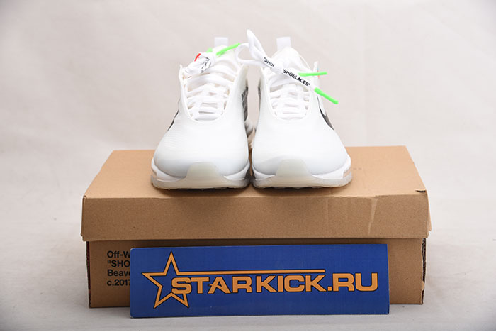 Off White X Air Max 97 The Ten White Cone Ice Blue AJ4585-100