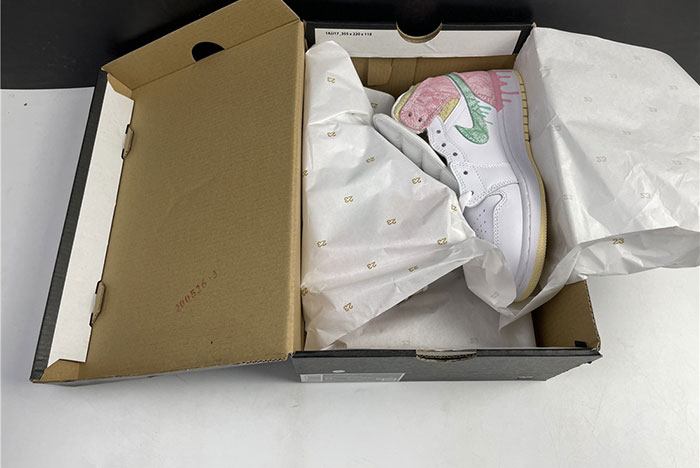 Air Jordan 1 Mid GS "Paint Drip"  DD1666-100