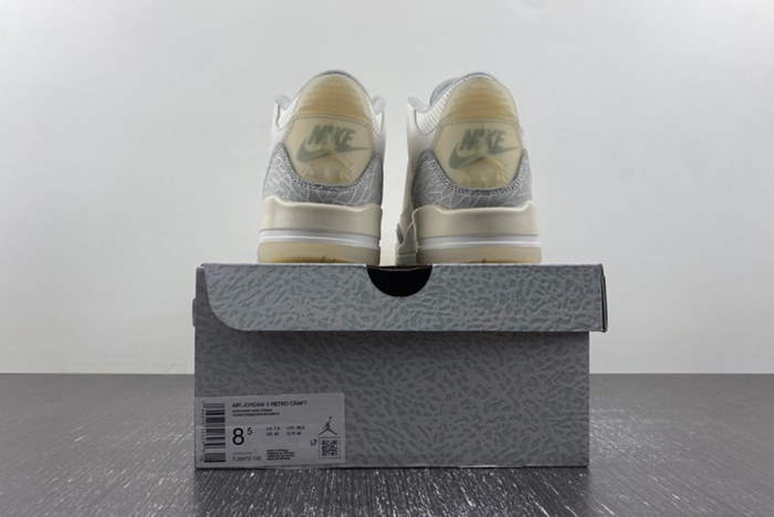 Air Jordan 3 Craft “Ivory” FJ9479-100.