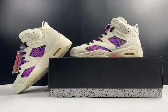 Air Jordan 6 Retro Quai 54 Sail Black CZ4152-101