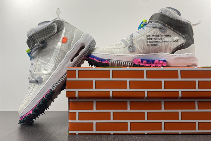 Off-White x Nike AF1 White pink DO6290-100