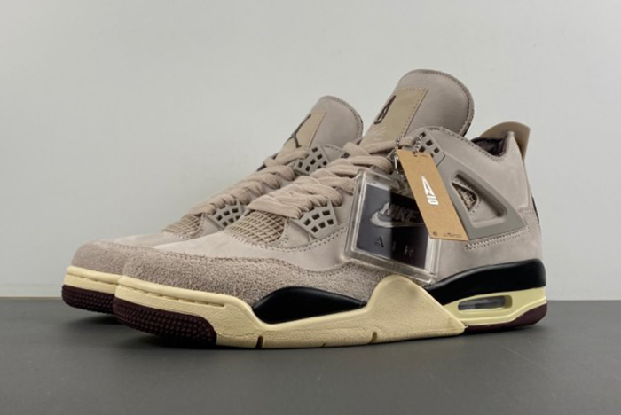 Ma Maniére x Air Jordan 4 “Fossil Stone”  FZ4810-200