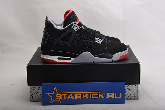 Jordan 4 Bred/ Black Cement (2019) - 308497-060