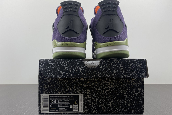 Air Jordan 4 WMNS “Canyon Purple”  AQ9129-500