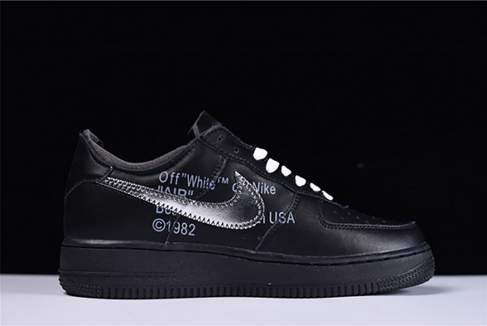 OFF-WHITE x MoMA x Nike Air Force 1 07 Low Black AV5210-001
