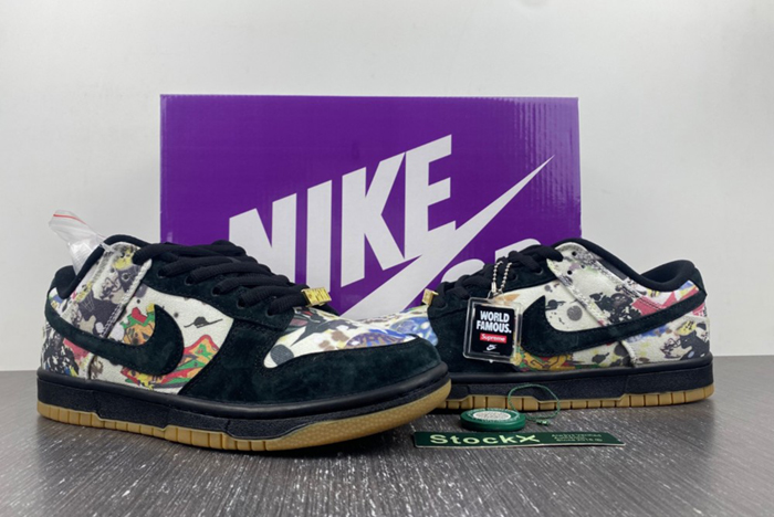 Dunk SB Supreme × Nike Dunk Low “Rammellzee”  FD8778-001