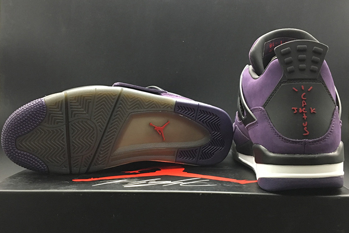 AIR JORDAN 4 RETRO PURPLE DYNASTY/VAR RED-BLACK