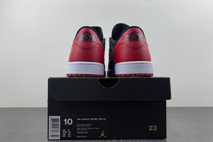 Air Jordan 1 Low OG “Bred”  705329-001