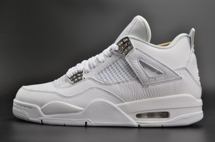 Air Jordan 4 Retro ''Pure Money''  white mens 308497-100