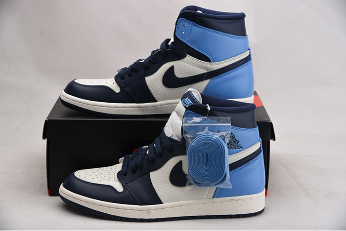 AIR JORDAN 1 OBSIDIAN UNIVERSITY BLUE 555088-140